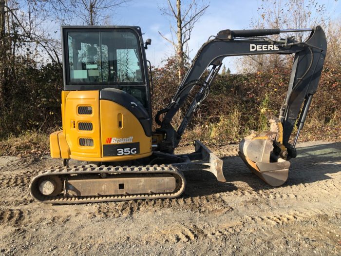 2018 John Deere 35G Mini Excavator, Low Hours Liberty Equipment